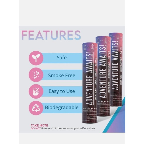 Adventure Awaits! Multicolor confetti poppers for Other Festivals - Picture 4 of 4